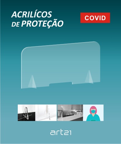 Acrílico barreira de proteção COVID-19